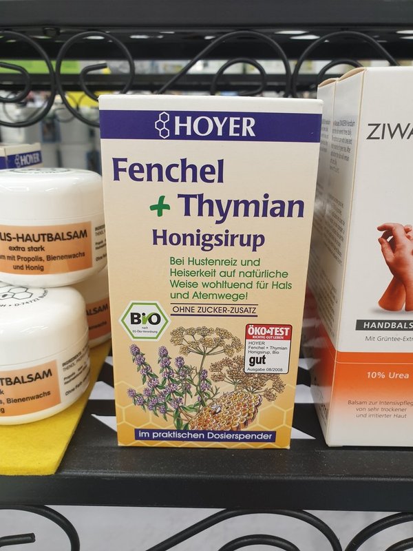 Fenchel Thymian Honigsirup