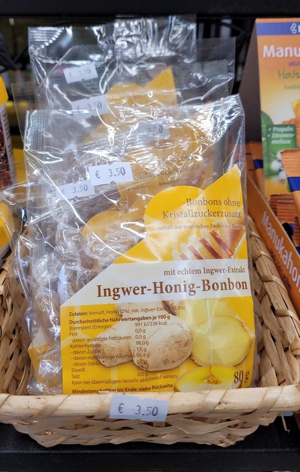 Ingwer Honig Bonbons