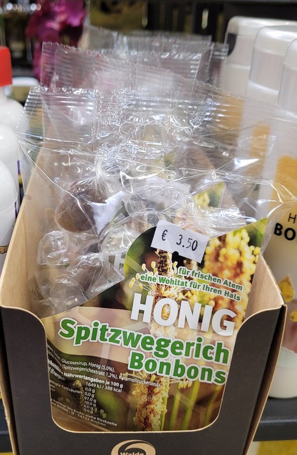Honig Spitzwegerich Bonbons